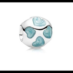 Turquoise heart charm